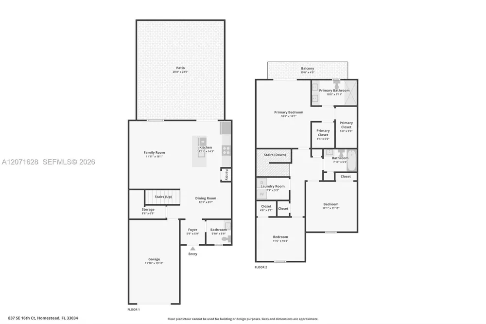 837 SE 16th Ct Homestead, FL 33034