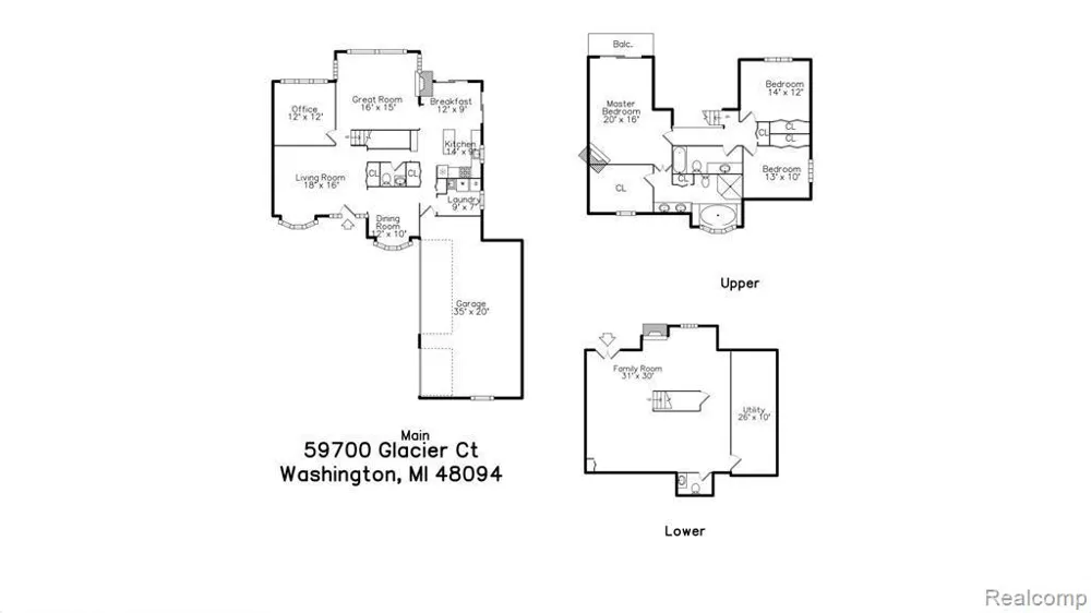 59700 Glacier Court Washington Township, MI 48094