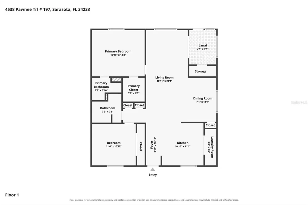 4538 PAWNEE TRAIL #197 Sarasota, FL 34233