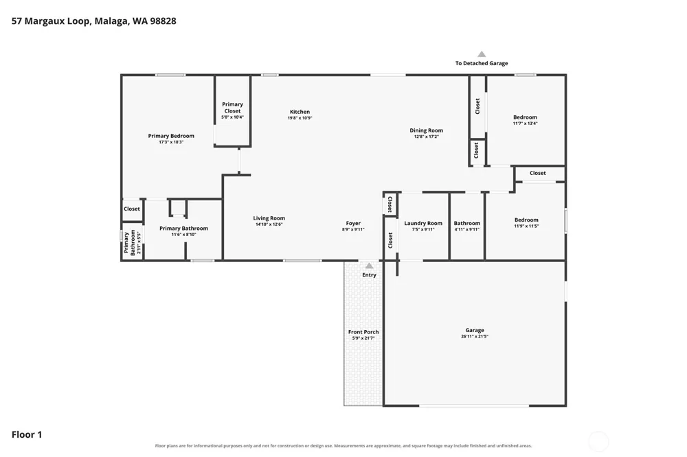 57 Margaux Loop Malaga, WA 98828