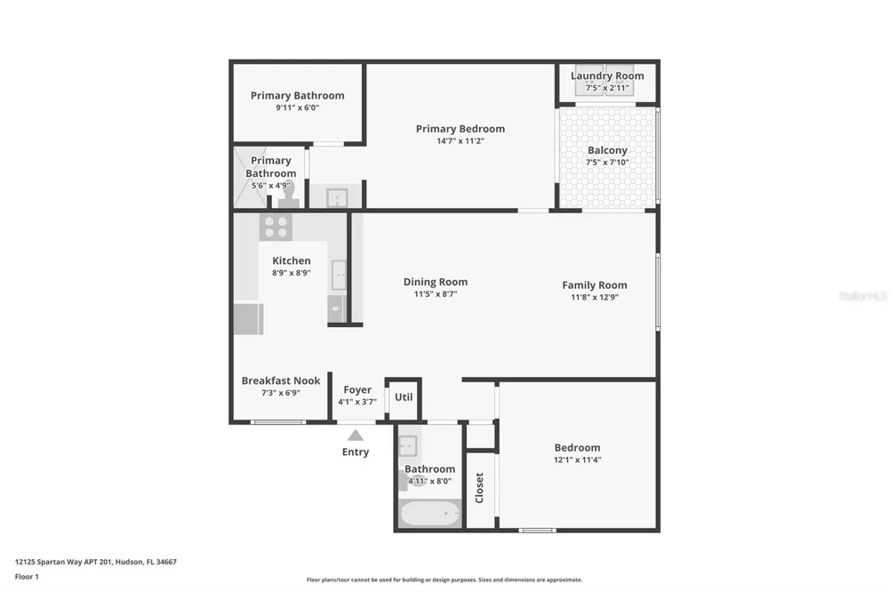 12125 SPARTAN WAY #201 Hudson, FL 34667