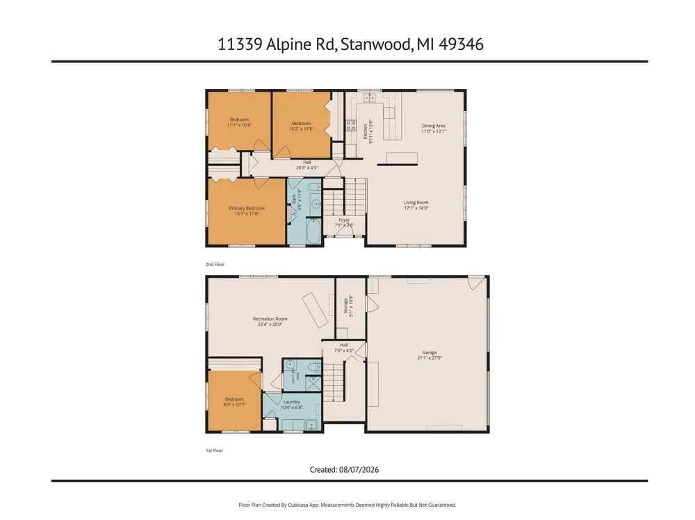 11339 Alpine Road Stanwood, MI 49346