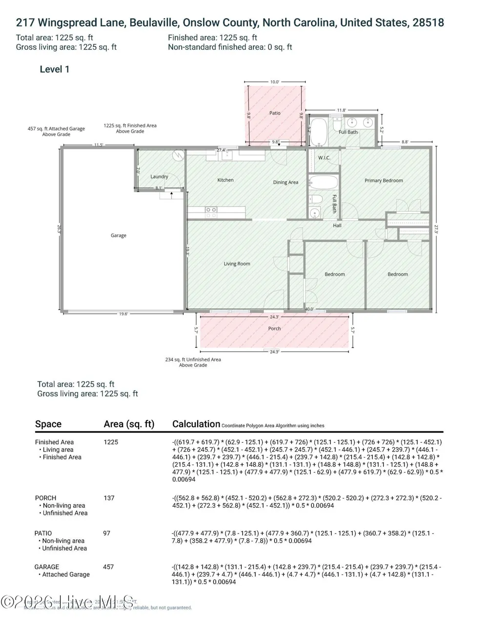 217 Wingspread Lane Beulaville, NC 28518