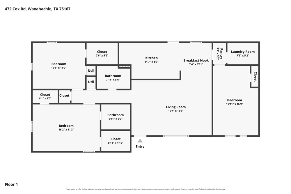 472 Cox Road Waxahachie, TX 75167