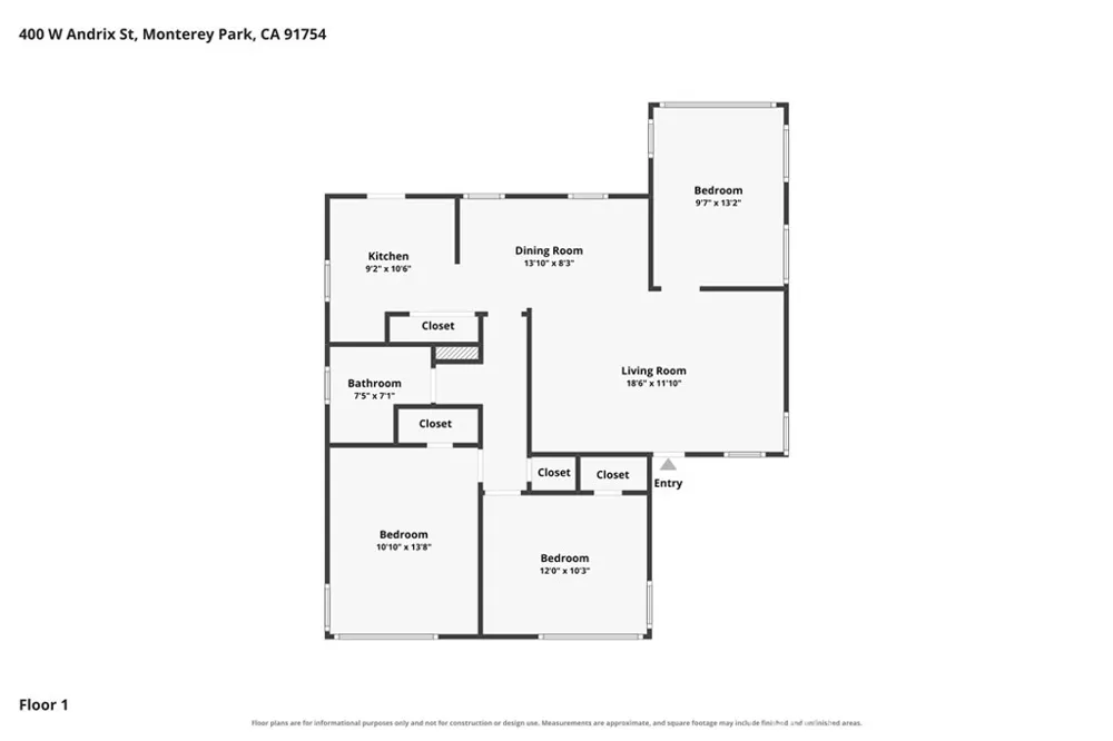 400 W Andrix Monterey Park, CA 91754