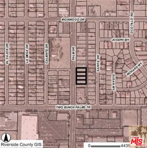 4 commercial lots on Palm Drive