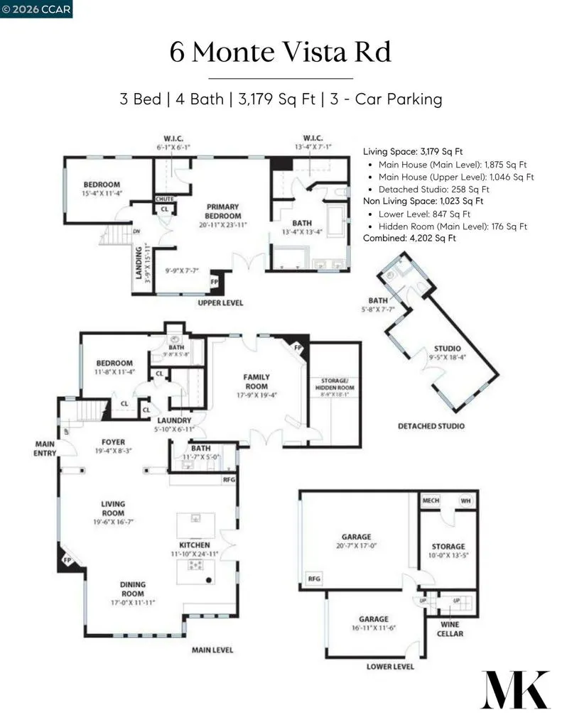 6 Monte Vista Rd Orinda, CA 94563