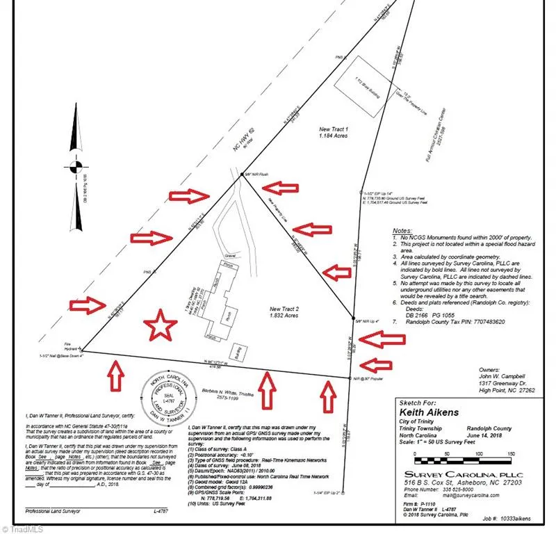 6440 NC Highway 62 Trinity, NC 27370