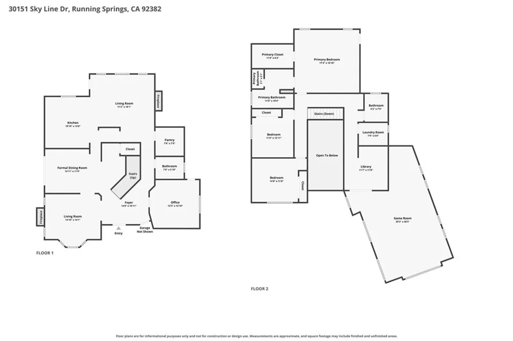 30151 Skyline Running Springs, CA 92382