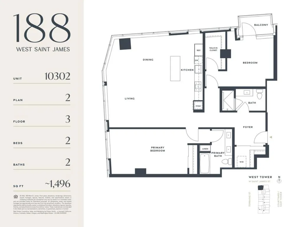 188 W Saint James Street #10302 San Jose, CA 95110