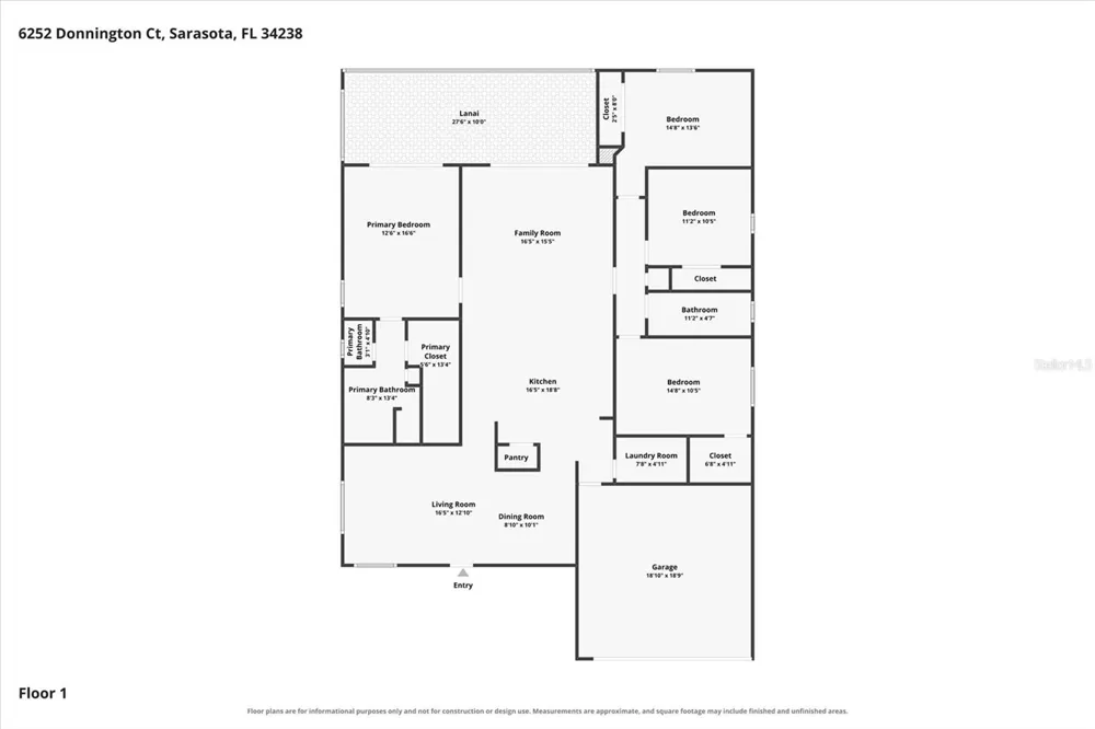 6252 DONNINGTON COURT Sarasota, FL 34238