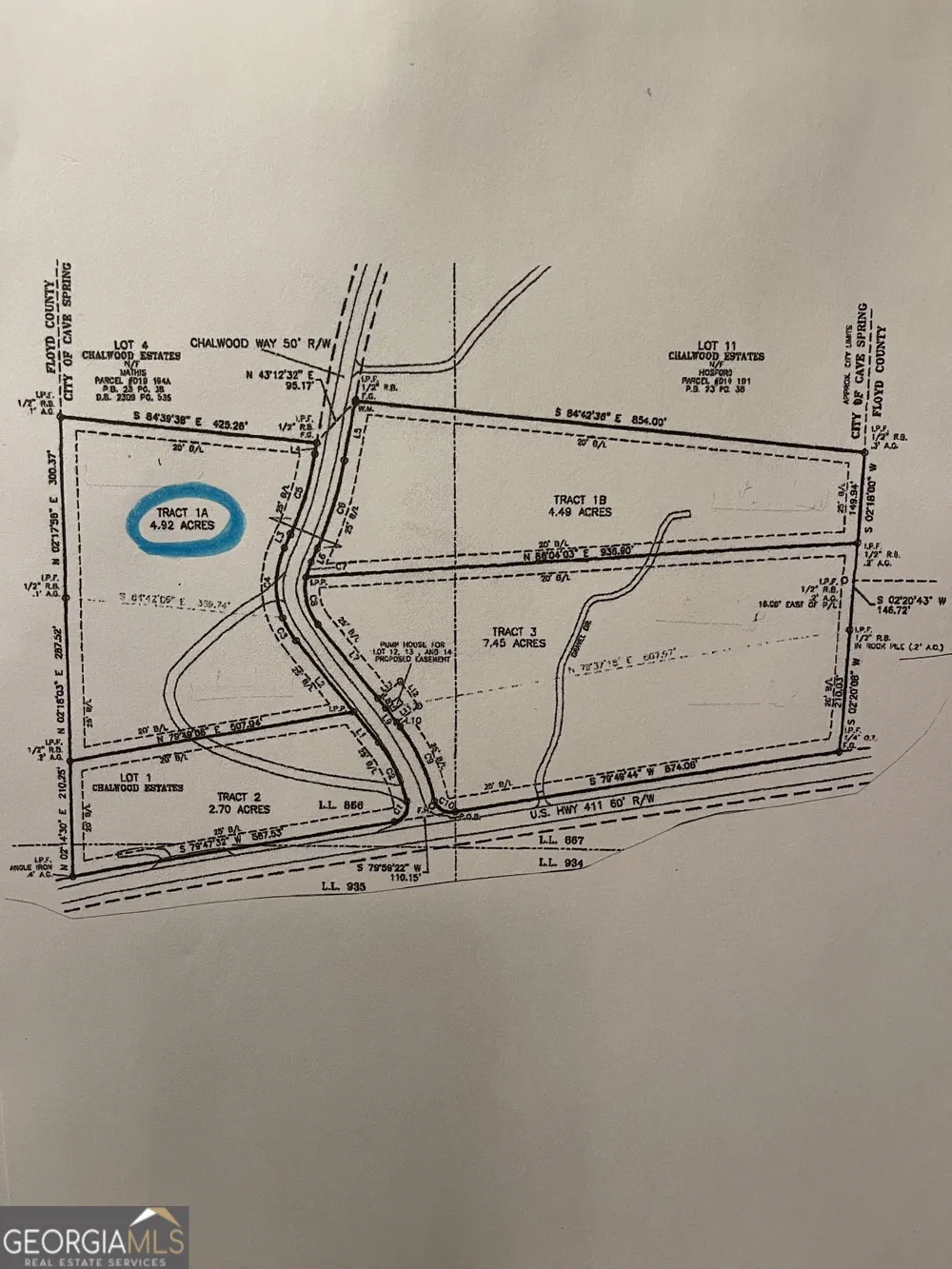 TRACT 1A CHALCREST WAY Cave Spring, GA 30124