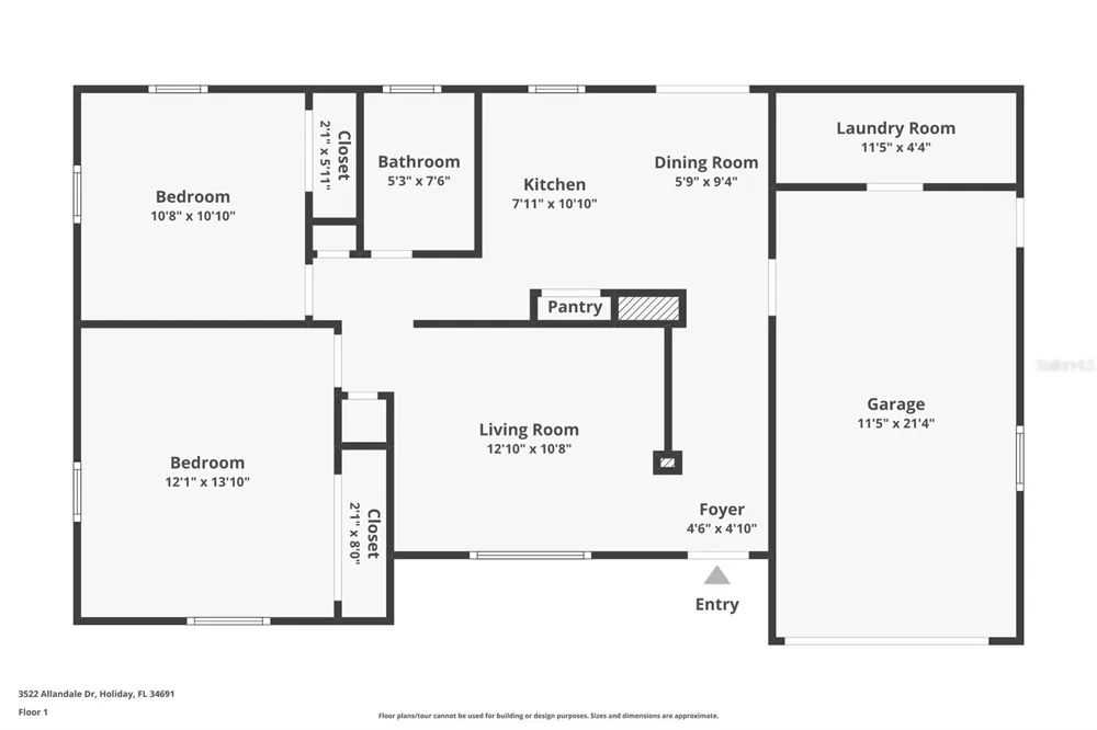 3522 ALLANDALE DRIVE Holiday, FL 34691