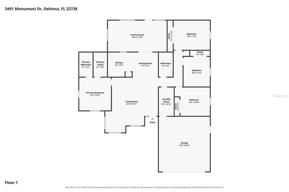 3491 MONUMENT DRIVE Deltona, FL 32738