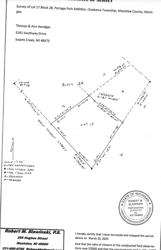 8424 3rd Street Onekama, MI 49675