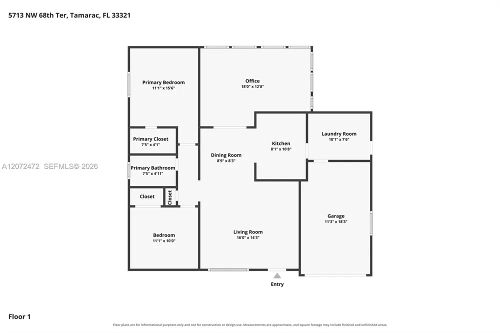 5713 NW 68th Ter Tamarac, FL 33321