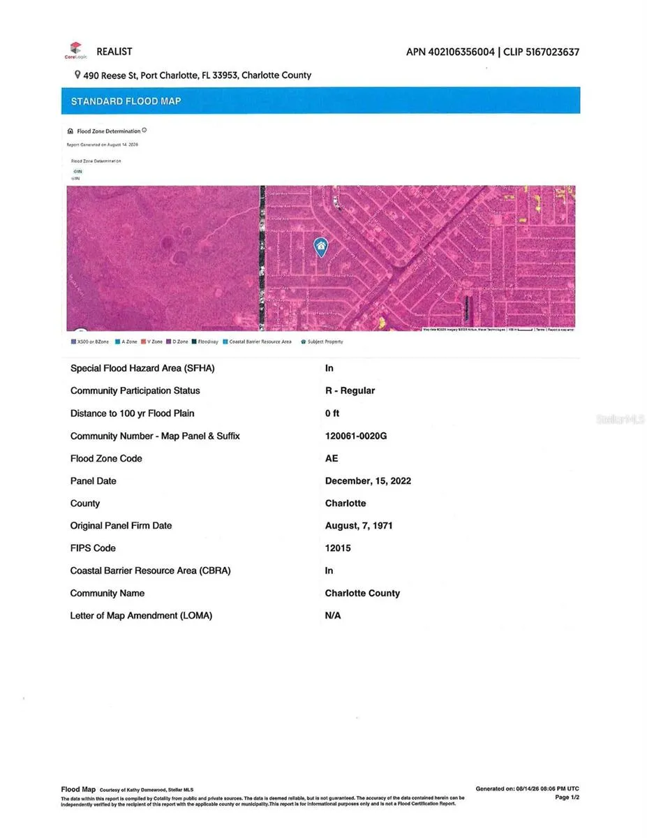 490 REESE STREET Port Charlotte, FL 33953