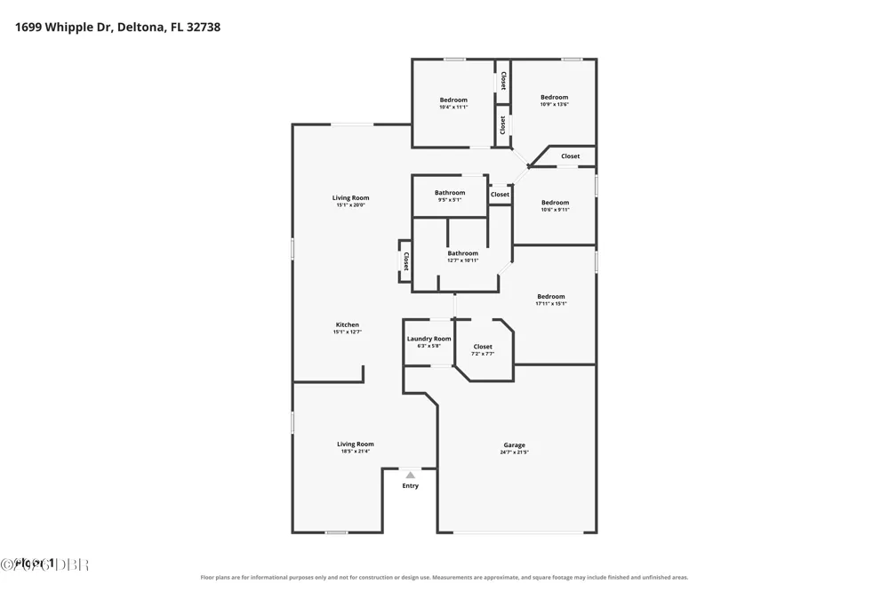 1699 Whipple Drive Deltona, FL 32738