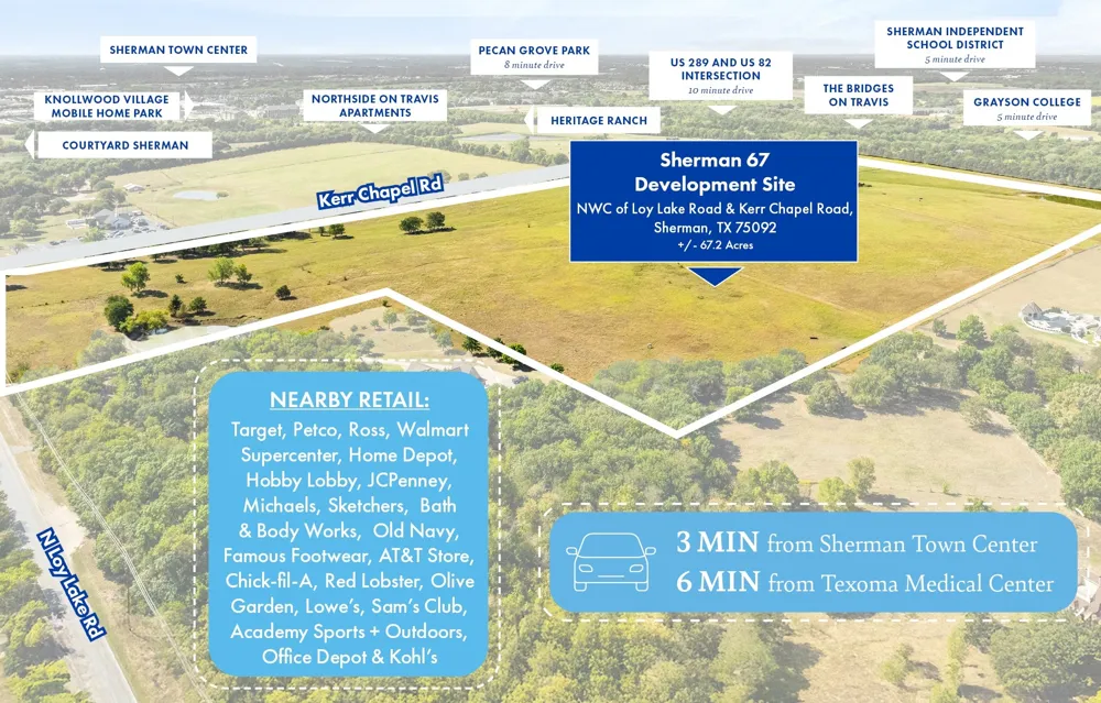 NWC of Loy Lake Road Sherman, TX 75092