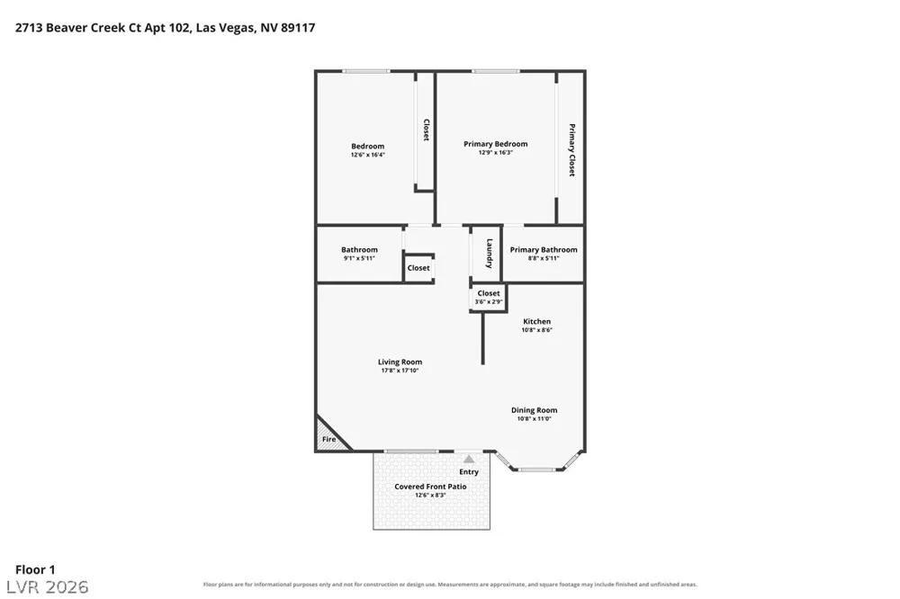 2713 Beaver Creek Court #102 Las Vegas, NV 89117