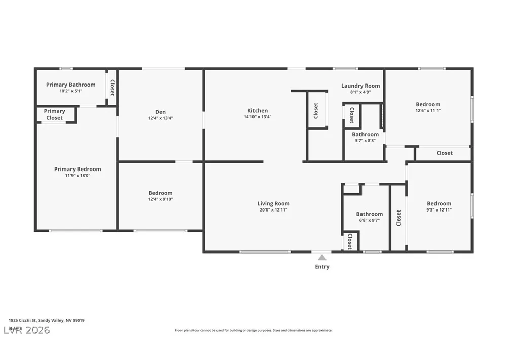 1825 Cicchi Street Sandy Valley, NV 89019