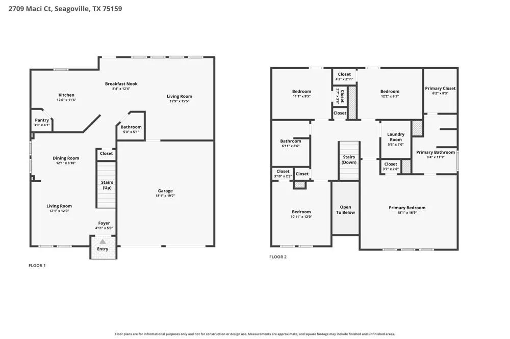 2709 Maci Court Seagoville, TX 75159