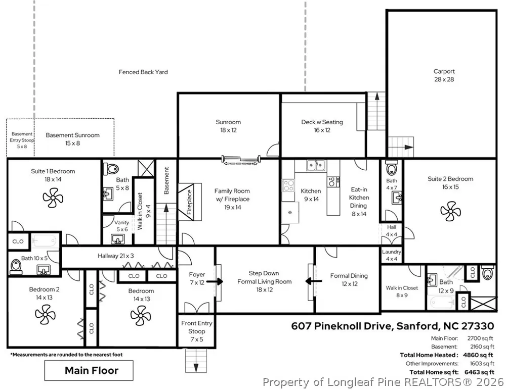 607 Pineknoll Drive Sanford, NC 27330