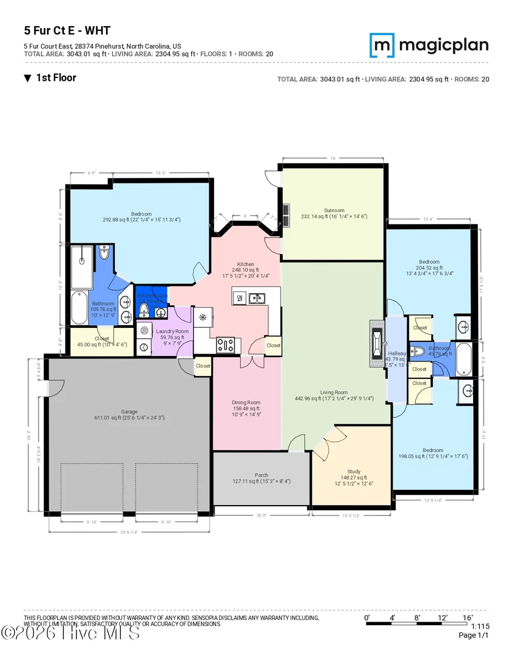 5 Fur Court E Pinehurst, NC 28374