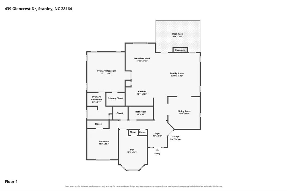 439 Glencrest Drive Stanley, NC 28164