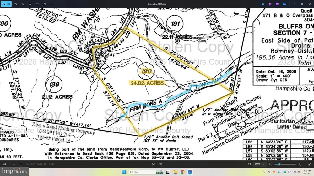 190 BLUFFS ON THE POTOMAC Romney, WV 26757