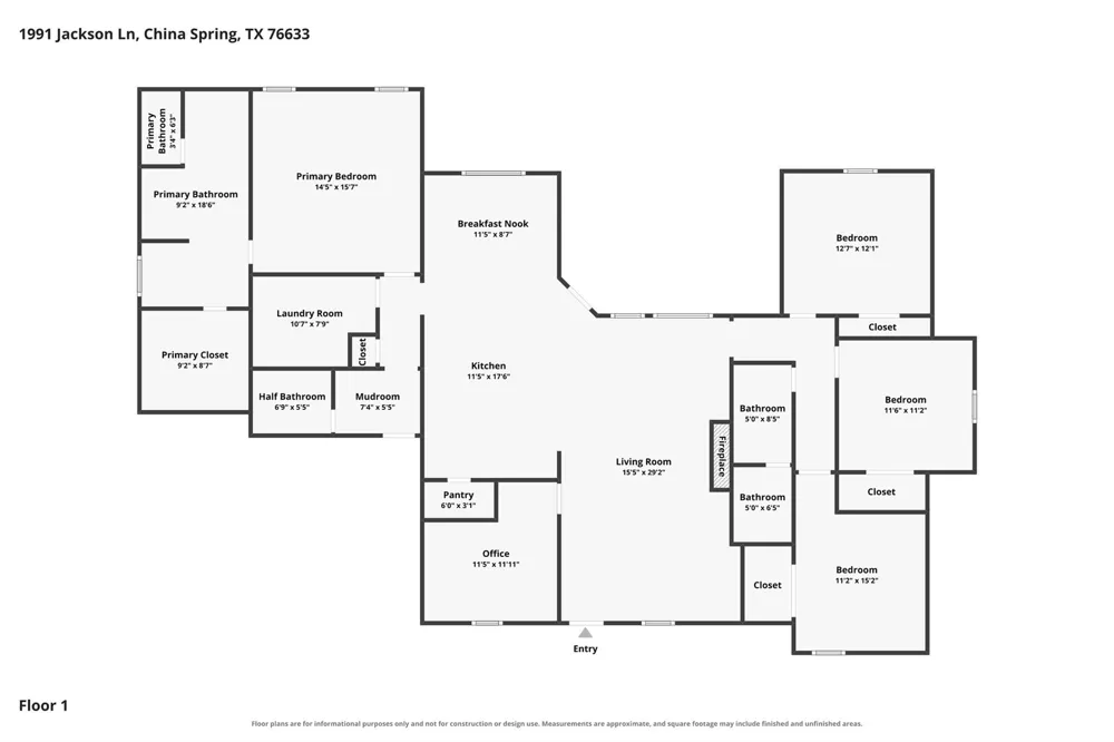 1991 Jackson Lane China Spring, TX 76633