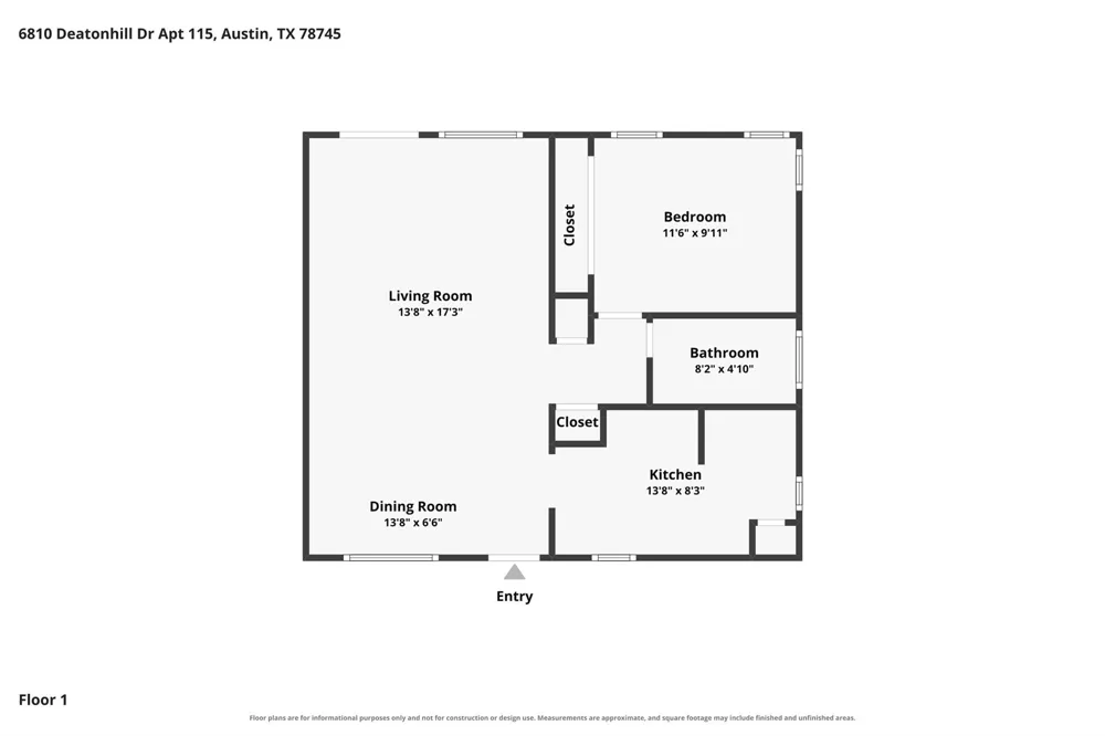 6810 Deatonhill Drive #115 Austin, TX 78745