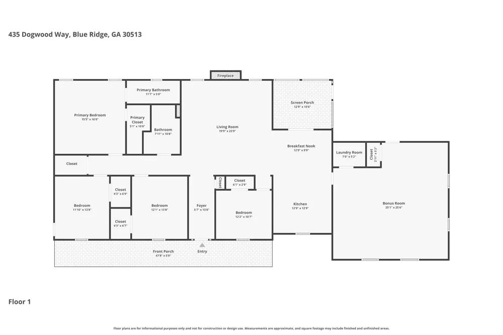 435 Dogwood WAY Blue Ridge, GA 30513