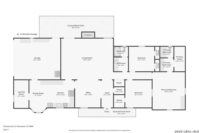 215 DEER RUN ST Pleasanton, TX 78064
