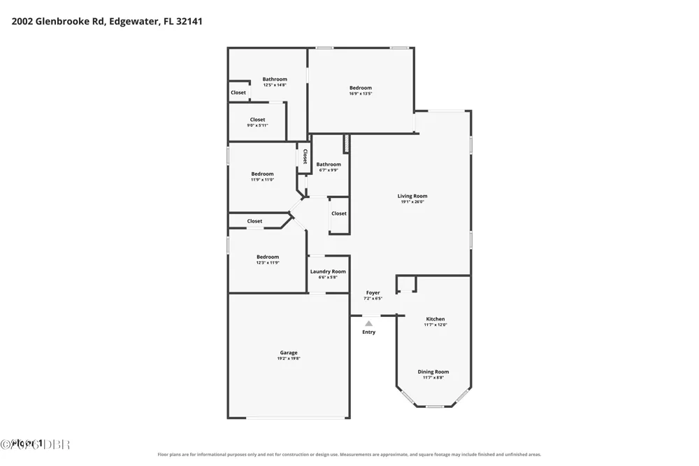 2002 Glenbrooke Road Edgewater, FL 32141