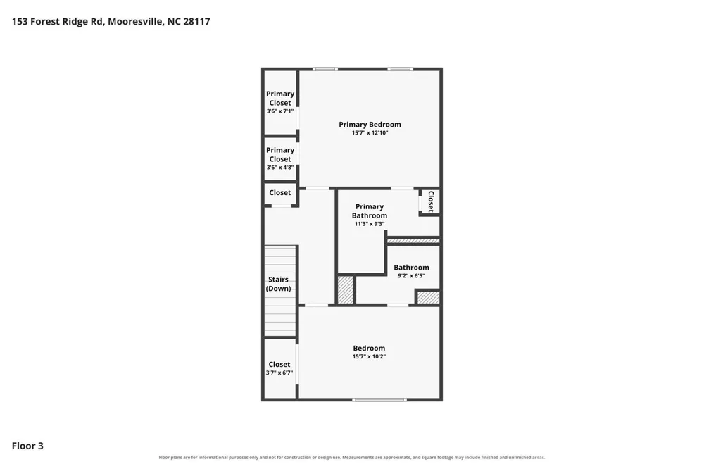 153 Forest Ridge Road Mooresville, NC 28117