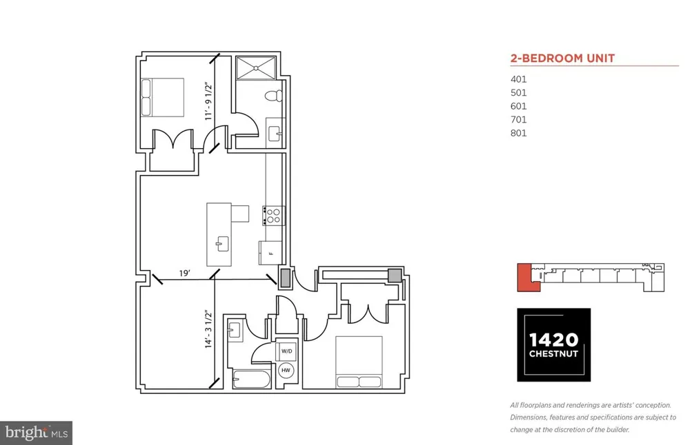 1420 CHESTNUT STREET #601 Philadelphia, PA 19102