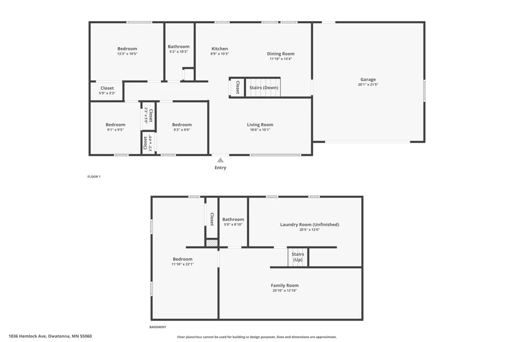 1836 Hemlock Avenue Owatonna, MN 55060