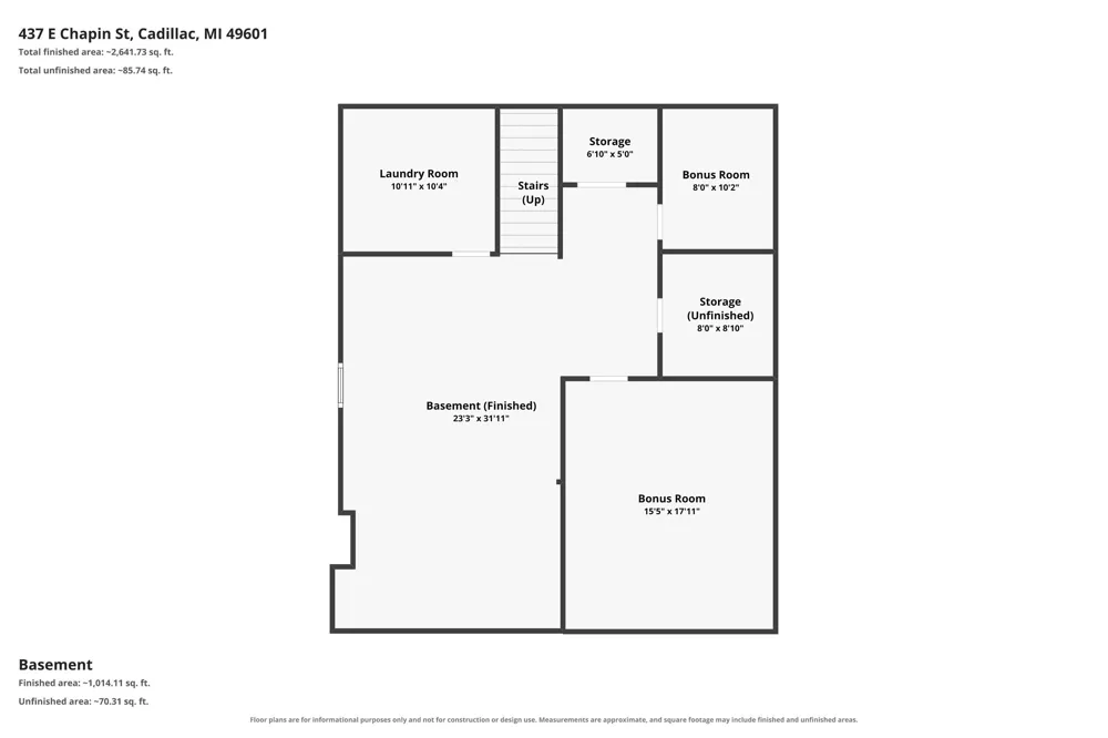 437 E Chapin Street Cadillac City, MI 49601