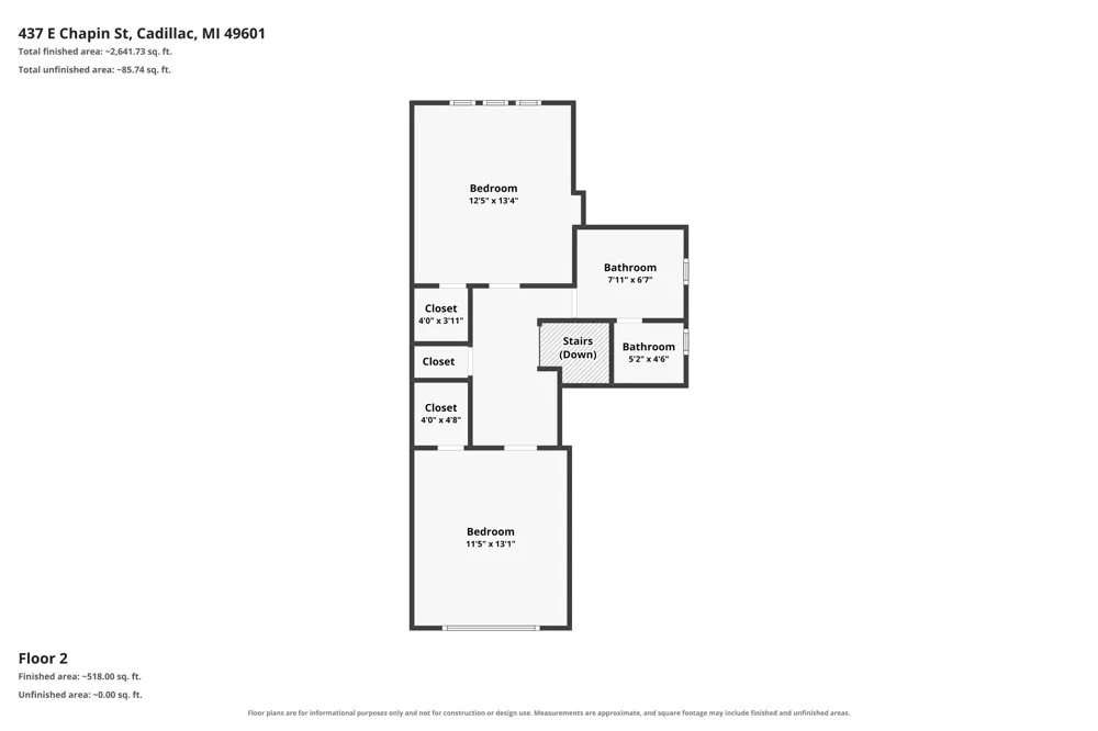 437 E Chapin Street Cadillac City, MI 49601