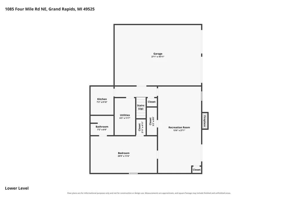 1085 4 Mile Road NE Plainfield Charter Township, MI 49525
