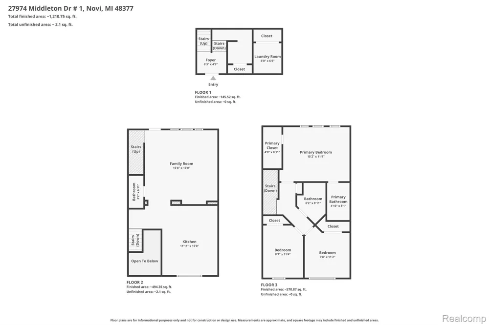 27974 Middleton Drive Novi City, MI 48377