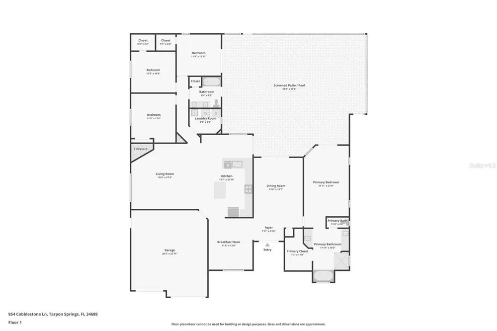 954 COBBLESTONE LANE Tarpon Springs, FL 34688