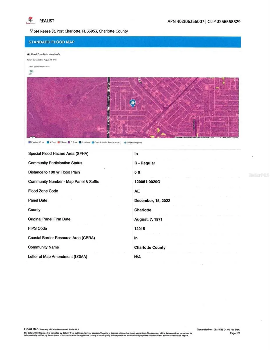 514 REESE STREET Port Charlotte, FL 33953