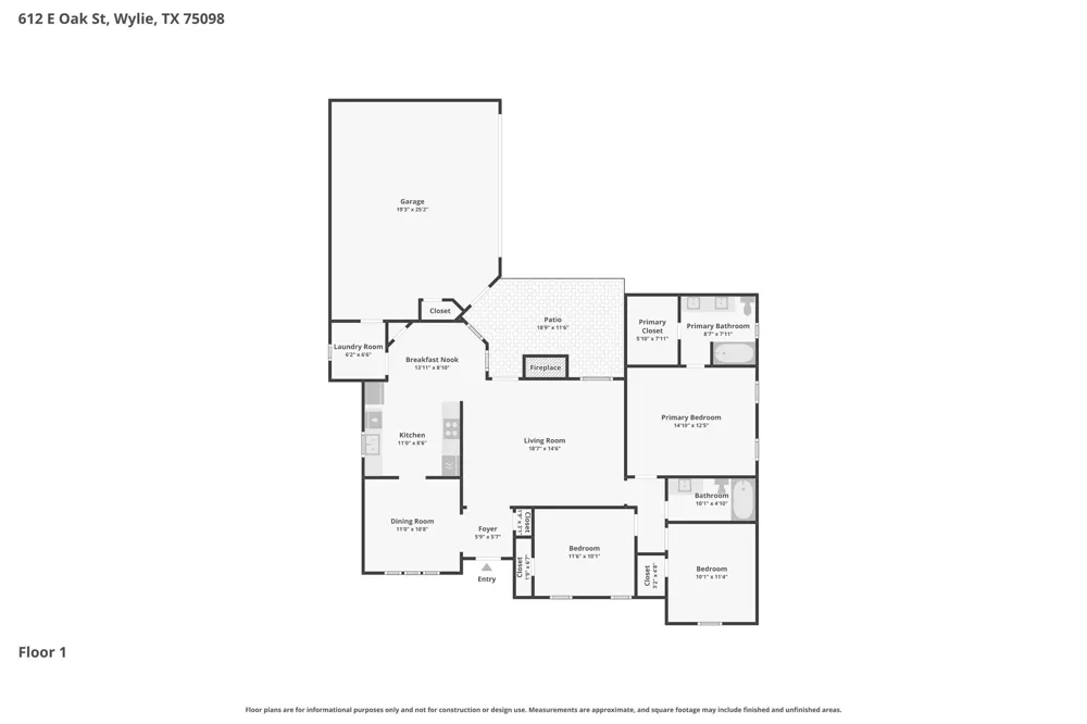 612 E Oak Street Wylie, TX 75098