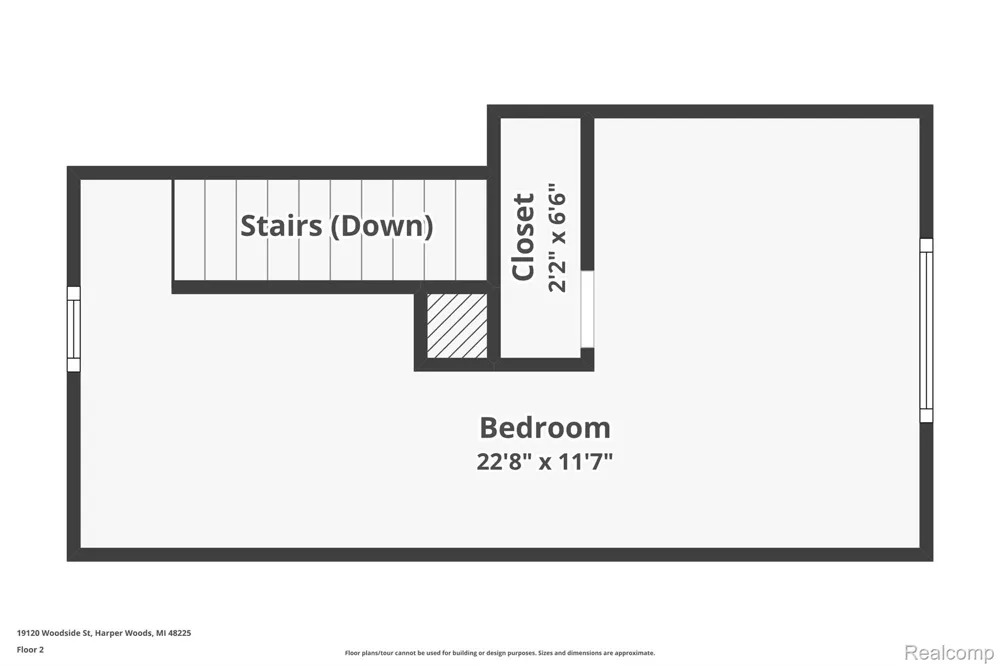 19120 Woodside Street Harper Woods City, MI 48225