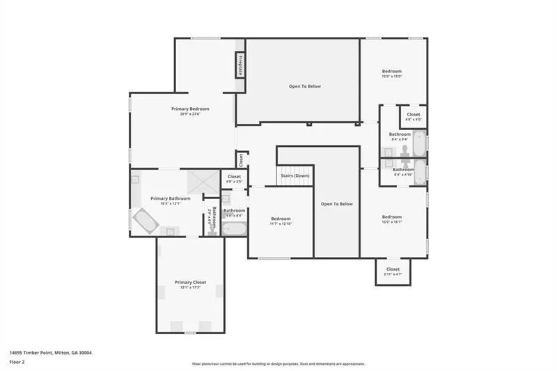 14695 Timber Point Milton, GA 30004