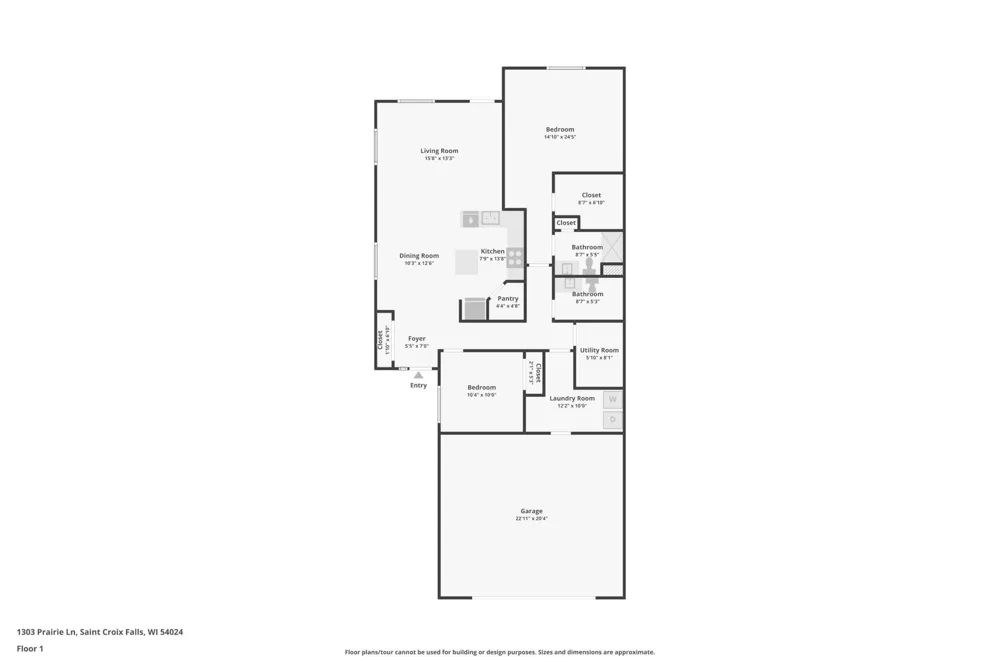1303 Prairie Lane Saint Croix Falls, WI 54024