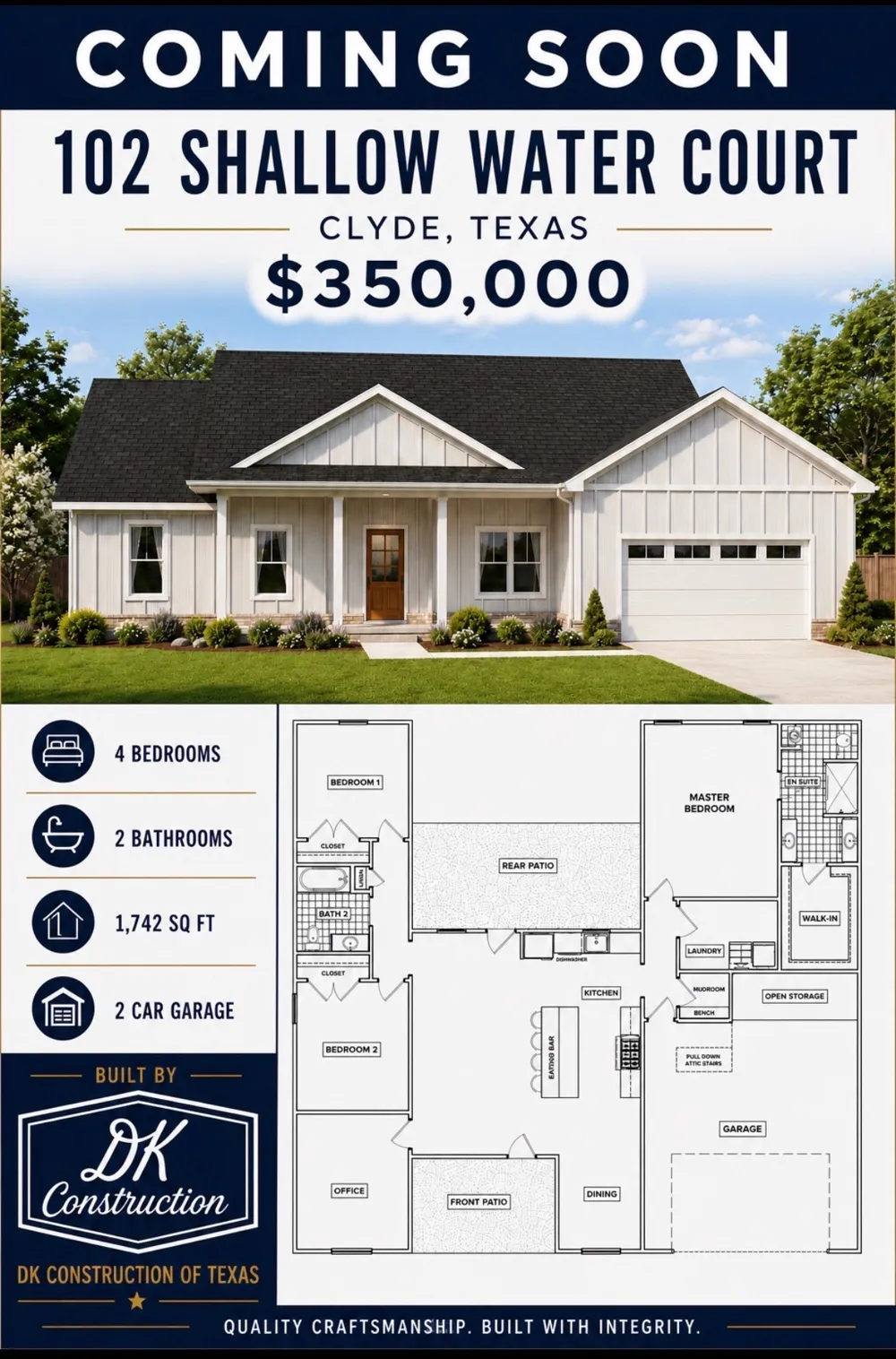 102 Shallow Water Court Clyde, TX 79510