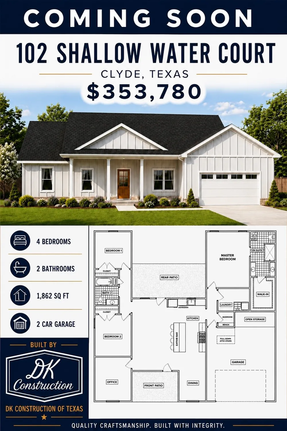 102 Shallow Water Court Clyde, TX 79510